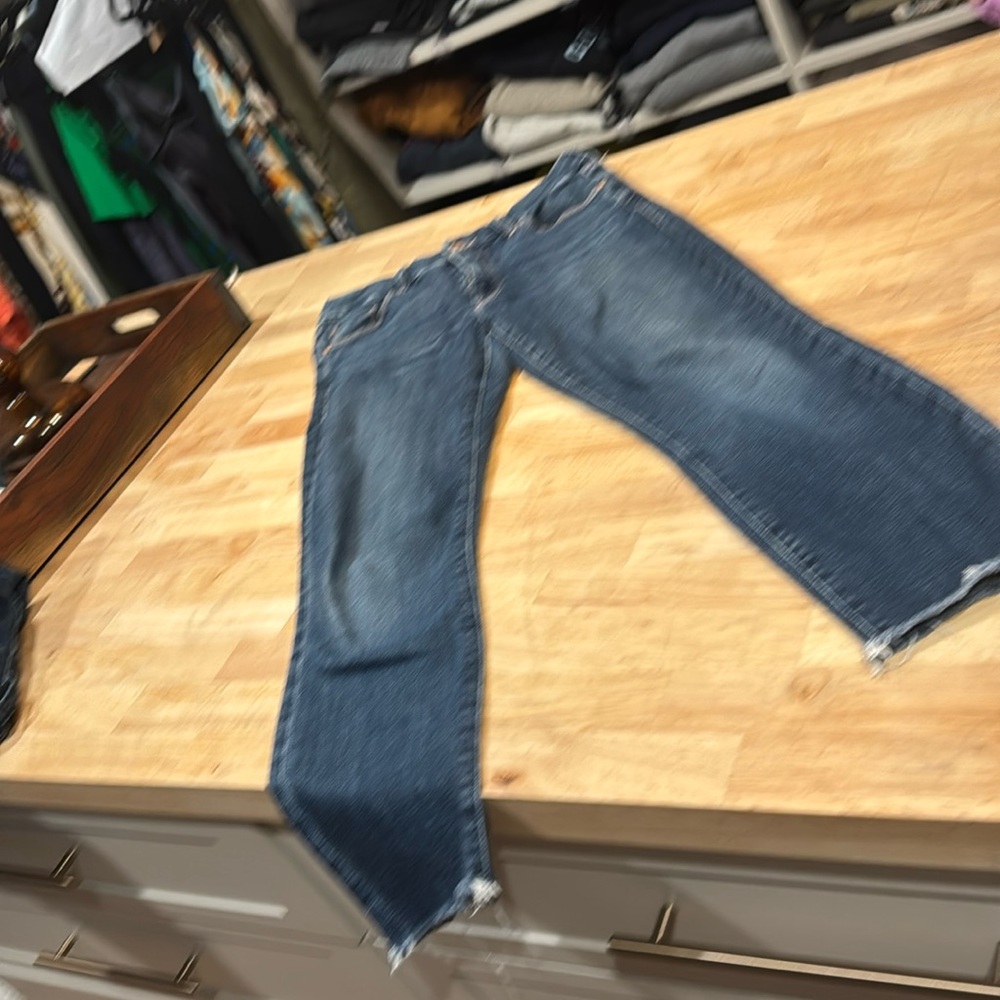 MOTHER Looker Ankle Fray size 28